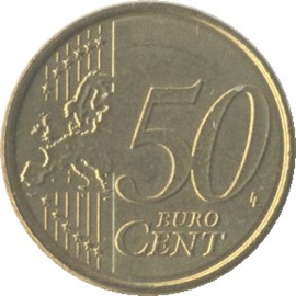 Belgium KM279 50 Euro Cent 2008-2013