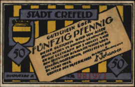 Duitsland - Noodgeld - Crefeld Grab: 246 50 Pfennig 1921