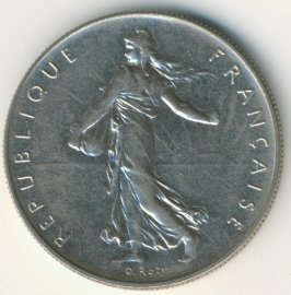 France 1 Franc KM925.1 1960-2000