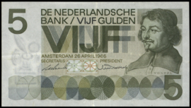 Nederland  PL22.a 5 Gulden 1966