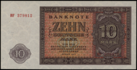 Duitsland - DDR  DDR12.a)HF 10 Deutsche Mark 1955