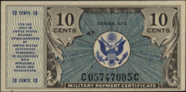 Verenigde Staten van Amerika (VS)  PM16 10 Cents (19)47 (No date)