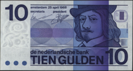 Nederland  PL47 10 Gulden 1968