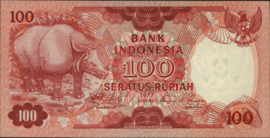Indonesia P116 100 Rupiah 1977