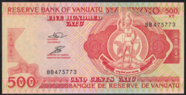 Vanuatu   P5 500 Vatu 1993-2010