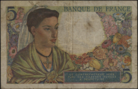 France  P98 5 Francs 1943