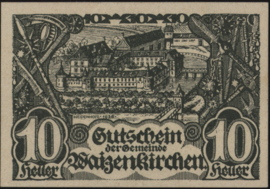 Oostenrijk - Noodgeld - Waizenkirchen KK. 1128 10 Heller 1920