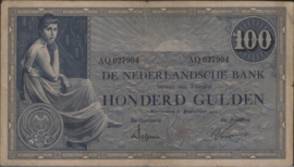 Nederland  PL96 100 Gulden 1924