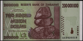 Zimbabwe  P81 200.000.000 Dollar 2008