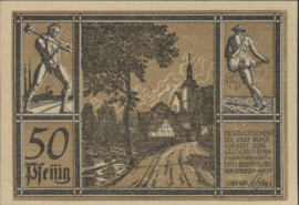 Duitsland - Noodgeld - Auma  Grab/Mehl.:55.4.a4 50 Pfennig 1921