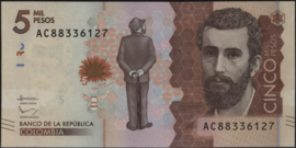 Colombia P459 5.000 Pesos 2016