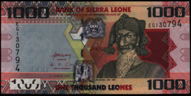 Sierra Leone  P30 1,000 Leones 2013