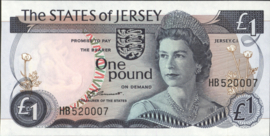 Jersey  P11 1 Pound 1976-88 (No date)