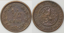 Nederland Sch.727 1/2 Cent 1885