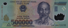 Viet Nam P124.n 500.000 Dong 2018