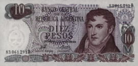 Argentinië P295.a2 10 Pesos 1973-76 (No date)