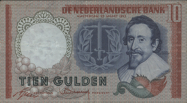Nederland  PL45.c ROOD 10 Gulden 1953