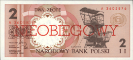 Polen P164.s 2 Zlote 1990 SPECIMEN