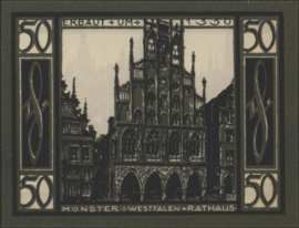 Duitsland - Noodgeld - Münster Grab/Mehl.:916 50 Pfennig 1921