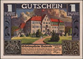 Duitsland - Noodgeld -  Walsrode Grab. 1372.1.4 1 Mark 1922 (No date)