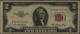 United States of America (USA) P380 2 Dollars 1953