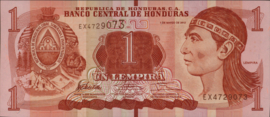 Honduras  P96 1 Lempira 2012