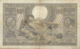 Belgium P107.3 100 Francs / 20 Belgas Model 1933