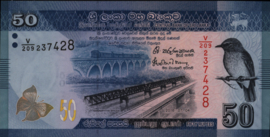 Sri Lanka P124 50 Rupees 2016