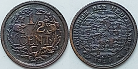 Nederland Sch.1011 1/2 Cent 1916