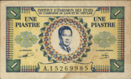 Frans Indo China  P93 1 Piastre 1953 (No date)