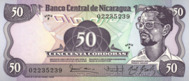 Nicaragua P140 50 Córdobas 1984