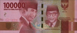 Indonesia P160 100.000 Rupiah 2016