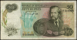 Seychellen  P21.a 50 Rupees 1976