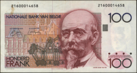 Belgium P140/LA#BFB-67 100 Francs 1977-1982 (No date)