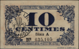 Frankrijk - Noodgeld - Lille JPV-59.1632 10 Centimes 1917