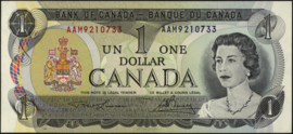 Canada  P85/B348 1 Dollar 1973