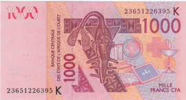 West Afrikaanse Staten - Senegal P715K.w 1.000 Francs 2023