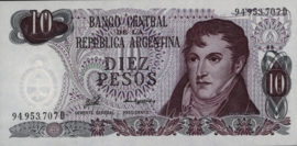 Argentinië P300 10 Pesos 1976-81 (No date)