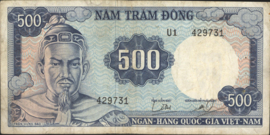 Vietnam - South  P23 500 Dong 1966
