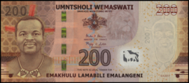 Swaziland  P43.a 200 Emalangeni 2017
