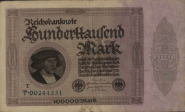 Duitsland Ros.082.b 100.000 Mark 1923-02-01 DEU93.b