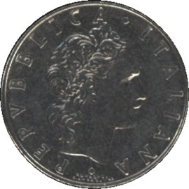 Italië KM95.1 50 Lire 1976R