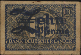 Germany - Allied occupation P12.b 10 Pfennig 1948 (No Date)