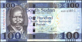 Soedan (Zuid)  P15.c 100 Pounds 2017
