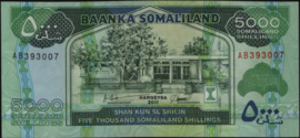 Somaliland P21.a 5,000 Shillings 2011