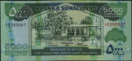 Somaliland P21.a 5.000 Shillings 2011-2015