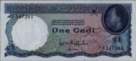 Ghana   P5 1 Cedi 1965