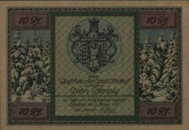 Duitsland - Noodgeld - Ohrdruf Grab.: 1012 10 Pfennig 1921