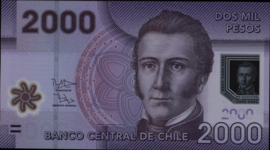 Chile P162 2,000 Pesos 2012