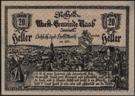 Oostenrijk - Noodgeld - Raab KK: 805 20 Heller 1920